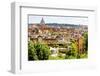 Italy, Rome. St Peter's dome from Viale della Trinita dei Monti.-Alison Jones-Framed Photographic Print