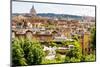 Italy, Rome. St Peter's dome from Viale della Trinita dei Monti.-Alison Jones-Mounted Photographic Print