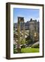 Italy, Rome, temple and arch ruins at Roman Forum-Michele Molinari-Framed Photographic Print