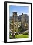 Italy, Rome, temple and arch ruins at Roman Forum-Michele Molinari-Framed Photographic Print