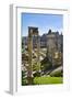 Italy, Rome, temple and arch ruins at Roman Forum-Michele Molinari-Framed Photographic Print