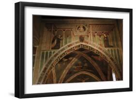 Italy. Rome. the Basilica of Saint Clement. St. Catherine Chapel. the Annunciation. Fresco by Masol-Tommaso Masolino Da Panicale-Framed Photographic Print