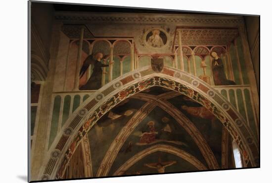 Italy. Rome. the Basilica of Saint Clement. St. Catherine Chapel. the Annunciation. Fresco by Masol-Tommaso Masolino Da Panicale-Mounted Photographic Print