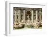 Italy, Rome. The Trevi Fountain, designed by Nicola Salvi. Aqua Virgo, 'Ocean'-Alison Jones-Framed Photographic Print