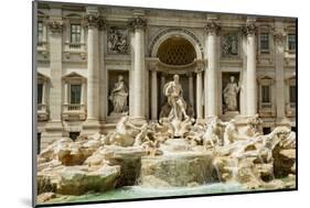Italy, Rome. The Trevi Fountain, designed by Nicola Salvi. Aqua Virgo, 'Ocean'-Alison Jones-Mounted Photographic Print