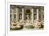 Italy, Rome. The Trevi Fountain, designed by Nicola Salvi. Aqua Virgo, 'Ocean'-Alison Jones-Framed Photographic Print