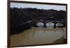 Italy. Rome. Tiber River from Castel Sant'Angelo-null-Framed Giclee Print