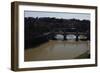 Italy. Rome. Tiber River from Castel Sant'Angelo-null-Framed Giclee Print