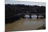 Italy. Rome. Tiber River from Castel Sant'Angelo-null-Mounted Giclee Print