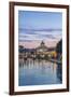 Italy, Rome, Tiber River Sunset-Rob Tilley-Framed Photographic Print