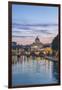 Italy, Rome, Tiber River Sunset-Rob Tilley-Framed Photographic Print