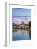 Italy, Rome, Tiber River Sunset-Rob Tilley-Framed Photographic Print