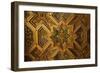 Italy, Rome, Trastevere, ornate gold ceiling in cathedral.-Merrill Images-Framed Photographic Print