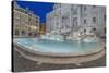 Italy, Rome, Trevi Fountain at dawn-Rob Tilley-Stretched Canvas