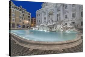 Italy, Rome, Trevi Fountain at dawn-Rob Tilley-Stretched Canvas