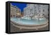 Italy, Rome, Trevi Fountain at dawn-Rob Tilley-Framed Stretched Canvas