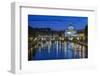 Italy, Rome, Twilight Tiber River-Rob Tilley-Framed Photographic Print