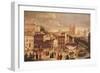 Italy, Rome, View of Piazza Di Spagna in 1600-null-Framed Giclee Print