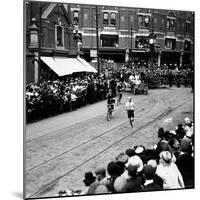 Italy's Dorando Pietri in Action During the Marathon Race at the 1908 Olympic Games-null-Mounted Premium Photographic Print