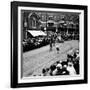 Italy's Dorando Pietri in Action During the Marathon Race at the 1908 Olympic Games-null-Framed Premium Photographic Print