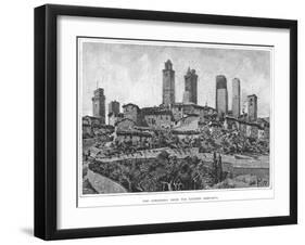 Italy San Gimignano-null-Framed Art Print