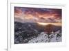 Italy, Sardinia, a Spectacular Sunset Illuminates a Lonely Tree in the Mountain Range-Alessandro Carboni-Framed Photographic Print