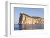 Italy, Sardinia, Capo Caccia Headland with Lighthouse 610 Feet Off Water-Trish Drury-Framed Photographic Print