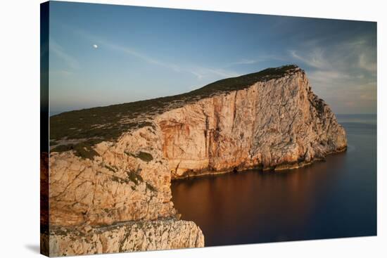 Italy, Sardinia, Capo Caccia in Alghero and its Towering Cliffs.-Alessandro Carboni-Stretched Canvas