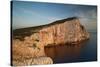 Italy, Sardinia, Capo Caccia in Alghero and its Towering Cliffs.-Alessandro Carboni-Stretched Canvas