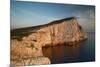 Italy, Sardinia, Capo Caccia in Alghero and its Towering Cliffs.-Alessandro Carboni-Mounted Photographic Print