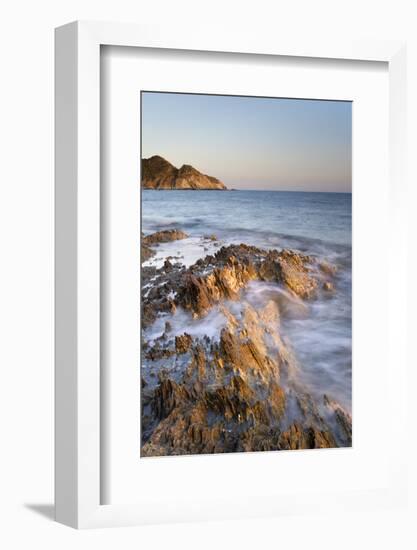 Italy, Sardinia, Cliffs of Southern Sardinia-Alessandro Carboni-Framed Photographic Print