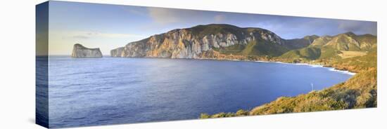 Italy, Sardinia, Masua, and in the Background the Pan Di Zuchero-Alessandro Carboni-Stretched Canvas