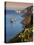 Italy, Sardinia, Nebida, Coastline, Sea, Dusk, Europe, South Island, West Coast, Scenery-Steffen Beuthan-Stretched Canvas