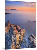 Italy, Sardinia, Olbia-Tempio District, Budoni, Coastline and Tavolara Island-Francesco Iacobelli-Mounted Photographic Print