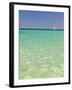 Italy, Sardinia, Olbia-Tempo, Berchidda, a Sailing Boat Out at Sea-Nick Ledger-Framed Photographic Print