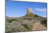 Italy, Sardinia, Oristano. Dirt Road Leading around the Torre Spangla Di San Giovanni Di Sinis-Alida Latham-Mounted Photographic Print