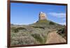 Italy, Sardinia, Oristano. Dirt Road Leading around the Torre Spangla Di San Giovanni Di Sinis-Alida Latham-Framed Photographic Print