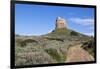 Italy, Sardinia, Oristano. Dirt Road Leading around the Torre Spangla Di San Giovanni Di Sinis-Alida Latham-Framed Photographic Print