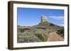 Italy, Sardinia, Oristano. Dirt Road Leading around the Torre Spangla Di San Giovanni Di Sinis-Alida Latham-Framed Photographic Print