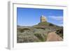 Italy, Sardinia, Oristano. Dirt Road Leading around the Torre Spangla Di San Giovanni Di Sinis-Alida Latham-Framed Photographic Print