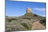 Italy, Sardinia, Oristano. Dirt Road Leading around the Torre Spangla Di San Giovanni Di Sinis-Alida Latham-Mounted Photographic Print