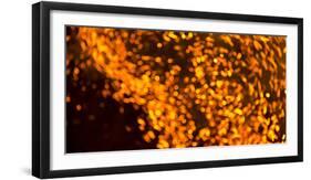 Italy, Sardinia, Ovodda. Off Focus Fire and Glowing Embers-Alida Latham-Framed Photographic Print
