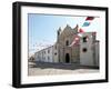 Italy, Sardinia, Pozzomaggiore, Chiesa Madonna Della Salute, Pendant Garlands-Brigitte Protzel-Framed Photographic Print