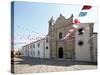 Italy, Sardinia, Pozzomaggiore, Chiesa Madonna Della Salute, Pendant Garlands-Brigitte Protzel-Stretched Canvas