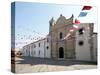 Italy, Sardinia, Pozzomaggiore, Chiesa Madonna Della Salute, Pendant Garlands-Brigitte Protzel-Stretched Canvas