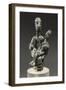 Italy, Sardinia Region, Bronze Statuette known as Mother with Child, from Urzulei-null-Framed Giclee Print