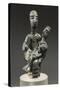Italy, Sardinia Region, Bronze Statuette known as Mother with Child, from Urzulei-null-Stretched Canvas