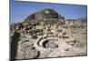 Italy, Sardinia Region, Province Medio Campidano, Su Nuraxi at Barumini, Nuraghic Ruins-null-Mounted Giclee Print