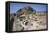 Italy, Sardinia Region, Province Medio Campidano, Su Nuraxi at Barumini, Nuraghic Ruins-null-Framed Stretched Canvas