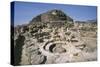 Italy, Sardinia Region, Province Medio Campidano, Su Nuraxi at Barumini, Nuraghic Ruins-null-Stretched Canvas